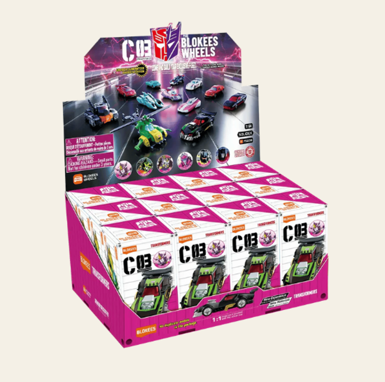 BLOKEES WHEELS TRANSFORMERS C03-WRECK'N RULE 2 - 75609 by BLOKEES