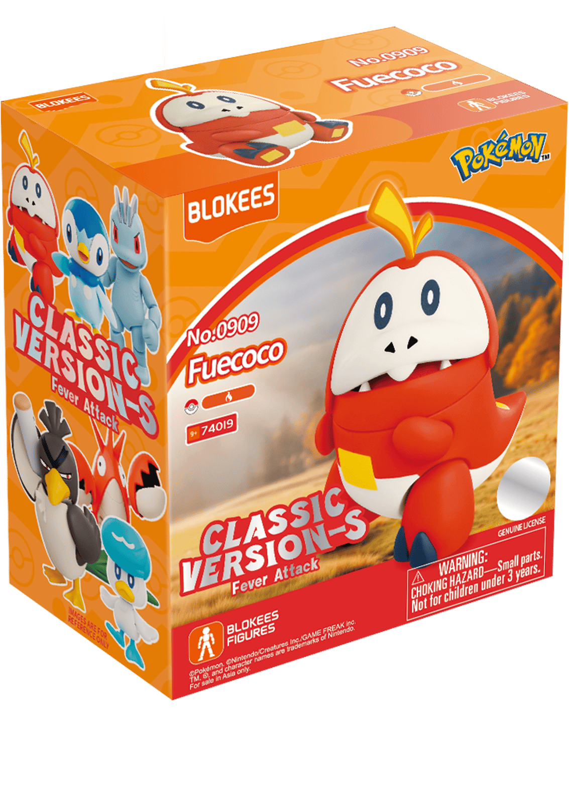 Pokémon Classic Version S -Fuecoco by BLOKEES