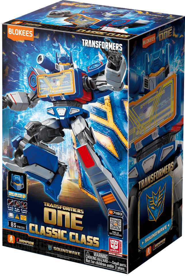 Transformers Classic Class 17 Transformers One Soundwave by BLOKEES