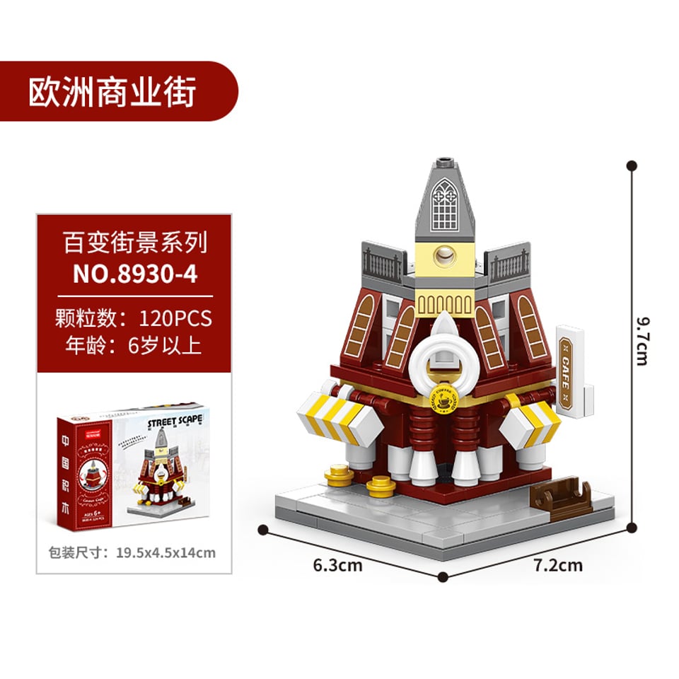 Bộ lắp ghép Nhà Kiến Trúc Châu Âu by Lelebrother