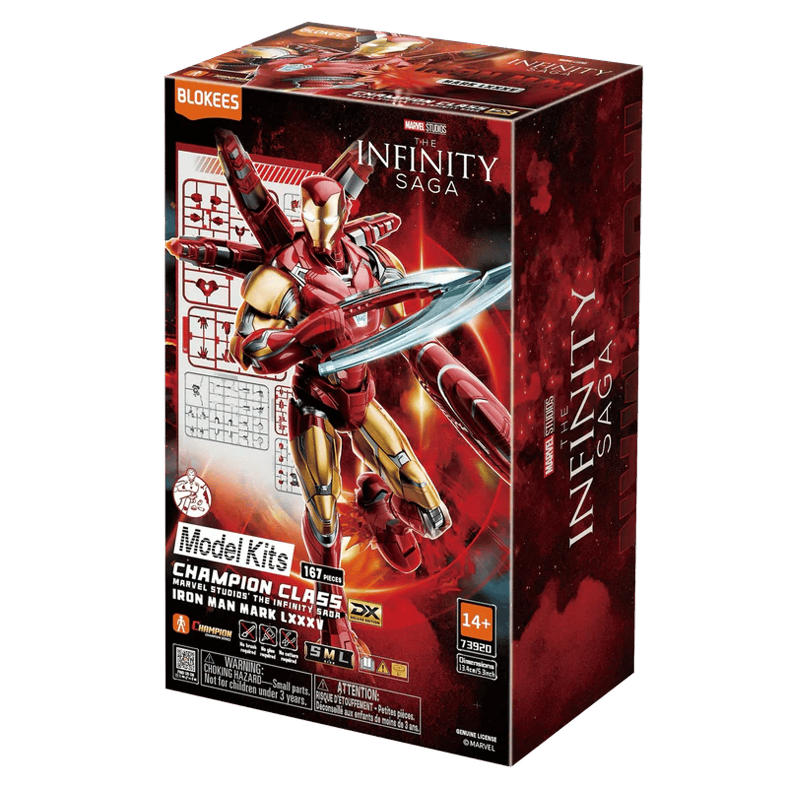 Marvel Infinity Saga Champion Class 01 Iron Man MK85 EX by BLOKEES