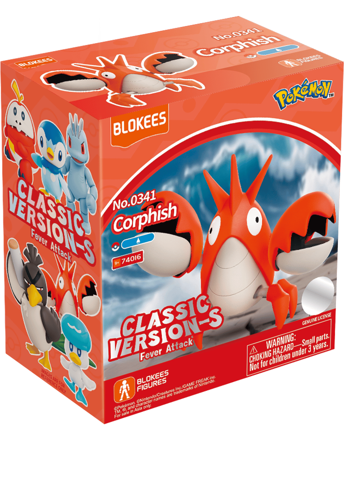 Pokémon Classic Version S -Corphish by BLOKEES