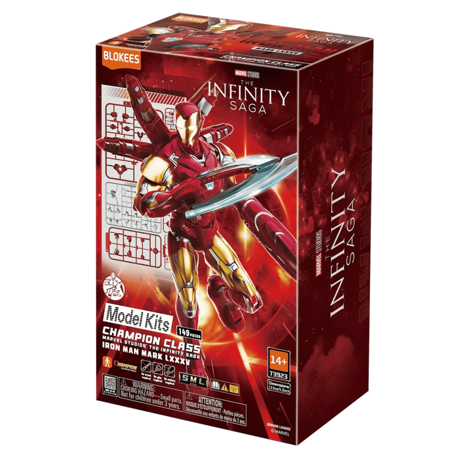 Marvel Infinity Saga Champion Class 01 Iron Man MK85 SE Model Kits | Blokees by BLOKEES