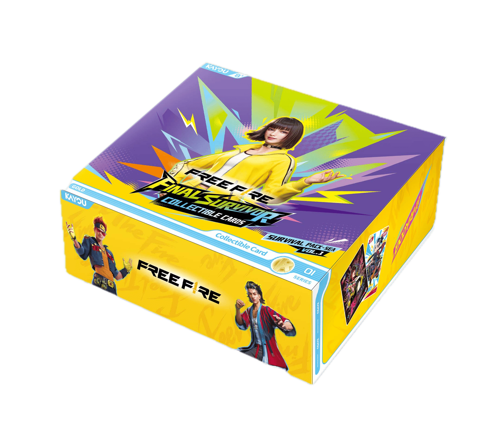 Free Fire- Final Survivor Collectible Cards - Survival Pack by KAYOU